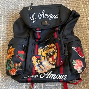 Gucci 2017 L’Aveugle Per Amour Techpack Backpack